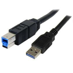 3m Black SuperSpeed USB 3.0 Cable A to B