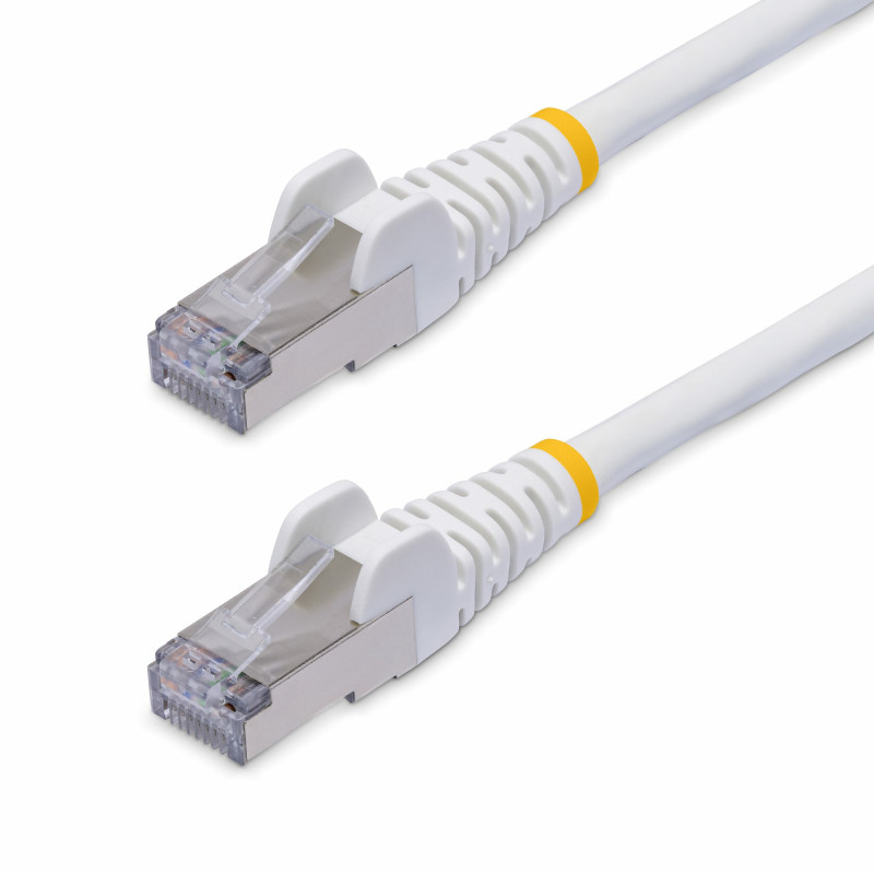 12m White CAT8 Ethernet Cable - LSZH