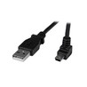 1m USB to Up Angle Mini USB Cable