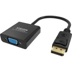 Adaptador DisplayPort a VGA - resolución máxima 1920 x 1080 - no convi
