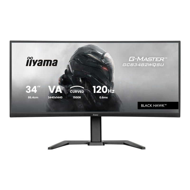 Monitor Iiyama G-master GCB3482WQSU-B1, Curvo 34", 120HZ, 50 | APLIUM