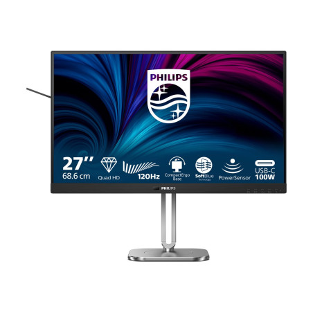 Philips 27B2U4601 - 4000 Series - monitor LED - 27" - 2560 x 1440 QHD