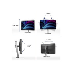 Philips 27B2U4601 - 4000 Series - monitor LED - 27" - 2560 x 1440 QHD