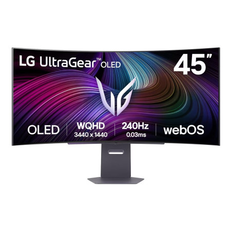 LG UltraGear 45GX90SA-B - Monitor OLED - gaming - curvado - 45" (44.5"
