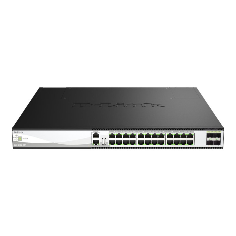 D-Link DXS 3130-28P - Conmutador - L3 - Gestionado - 24 x 1/2.5/5/10GB
