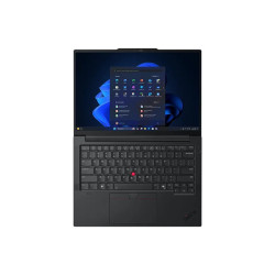Lenovo ThinkPad E14 Gen 7 21SX - AI PC - diseño de bisagra en 180 grad