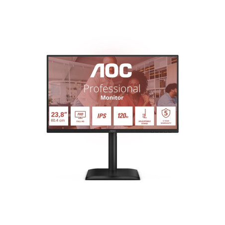 AOC 24E4U - Monitor LED - 24" (23.8" visible) - 1920 x 1080 Full HD (1