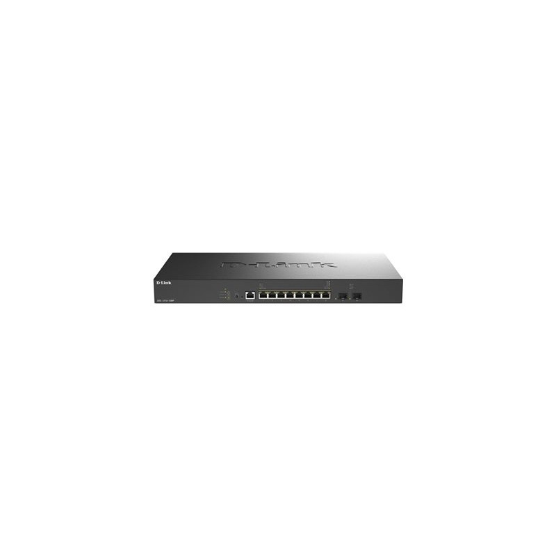 D-Link DXS 1210-10MP - Conmutador - Gestionado - 8 x 10GBase-T + 2 x 1