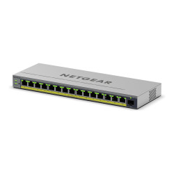 NETGEAR Easy Smart GS116EPP - Conmutador - L3 - inteligente - 1 x 10/1
