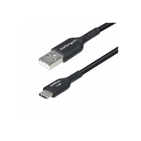 StarTech.com 6in (15cm) USB-A to USB-C Charging Cable, Charger Cord -