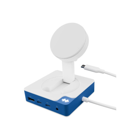 HyperDrive Flex MagCharge USB-C Hub Blu