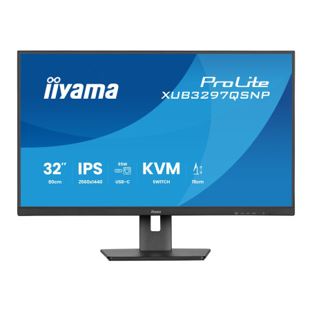 iiyama ProLite XUB3297QSNP-B1 - Monitor LED - 32" (31.5" visible) - 25