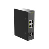 D-Link DIS 100G-06 - Conmutador - industrial - sin gestionar - 4 x 10/