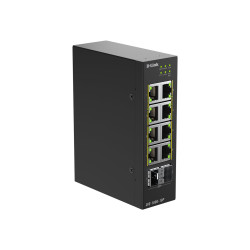 D-Link DIS 100G-10P - Conmutador - industrial - sin gestionar - 8 x 10
