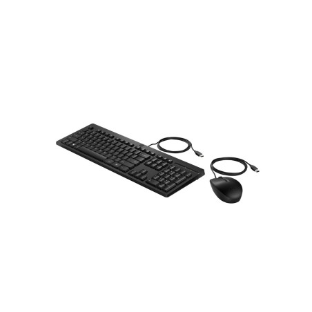 HP 225 - Juego de teclado y ratón - ambidextro, diseño de 3 zonas, rec