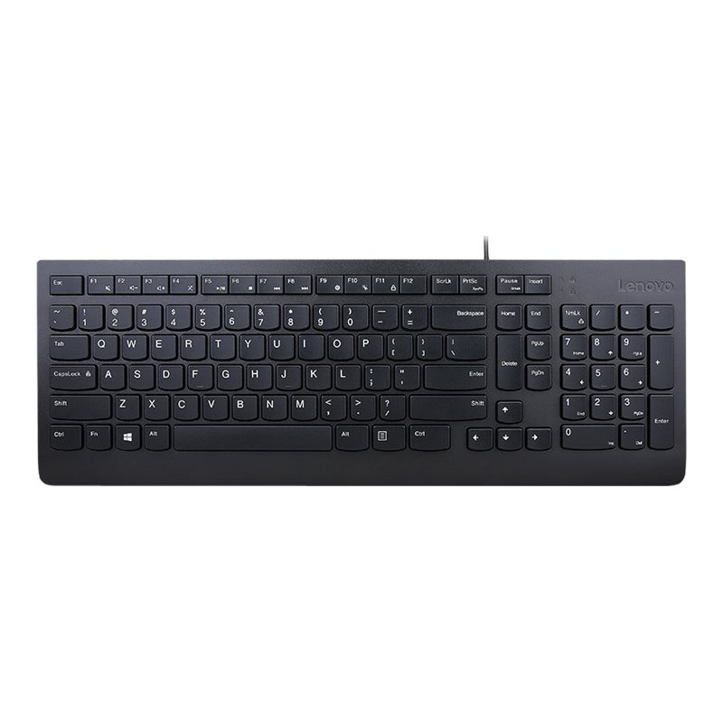 Lenovo Essential Wired Keyboard (Black) - Spanish 172