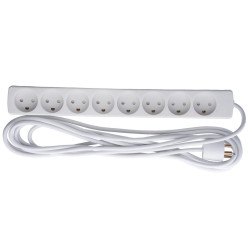 8-way Danish Power Strip 5m