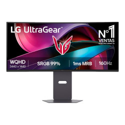 Monitor Gaming Ultrapanorámico Curvo LG UltraGear 34G600A-B 34"/ WQHD/