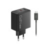 Lenovo Dual Usb-c 65W Gan Charger Black - Eu | APLIUM