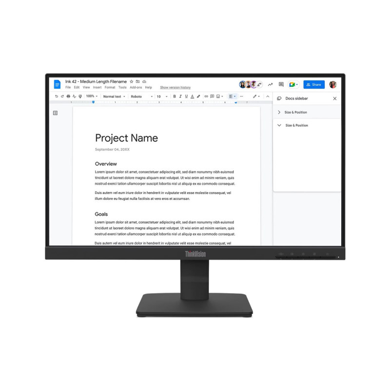 Lenovo ThinkVision S22-4e - Monitor LED - 1920 x 1080 Full HD (1080p)