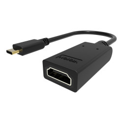 Adaptador USB C a HDMI: se conecta a USB C y tiene un conector HDMI de