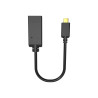Adaptador USB C a HDMI: se conecta a USB C y tiene un conector HDMI de