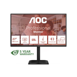 AOC Q27E4CV - Monitor LED - 27" - 2560 x 1440 QHD @ 120 Hz - IPS - 350