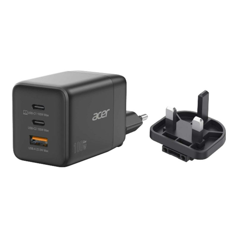 Acer - Adaptador de corriente - tecnología PPS y GaN - 100 vatios - PD