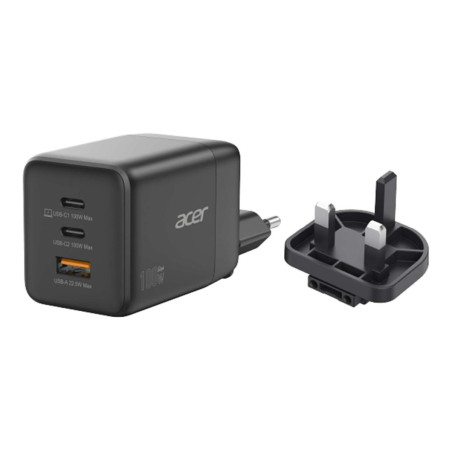 Acer - Adaptador de corriente - tecnología PPS y GaN - 100 vatios - PD