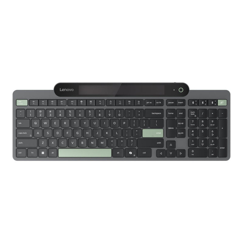 Lenovo - Teclado - self-charging - inalámbrico - Bluetooth 5.1 - QWERT