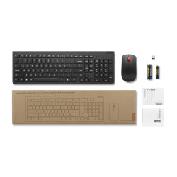 Lenovo Essential Wireless Combo Keyboard & Mouse Gen2 Black-Spanish