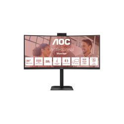 CU34E4CW ,34' 21:9 VA 120Hz 3440x1440 HAS 180mm HDMI x 2x 2.1 TMDS DP