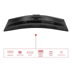 CU34E4CW ,34' 21:9 VA 120Hz 3440x1440 HAS 180mm HDMI x 2x 2.1 TMDS DP