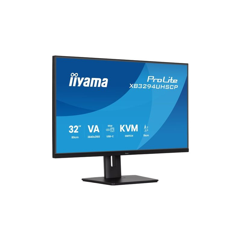 Monitor Iiyama, 32 Pulgadas, Va 4K Base Usb-c (95W), Conmuta | APLIUM