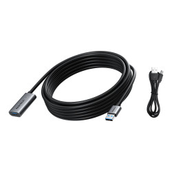 Vision - Cable alargador USB - USB Tipo A (H) a USB Tipo A (M) - USB 3