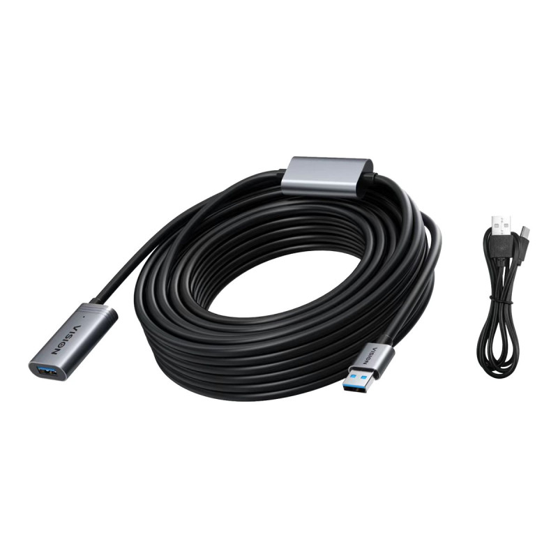 Vision - Cable alargador USB - USB Tipo A (H) a USB Tipo A (M) - USB 3