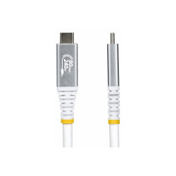 Cable USB4 1M - Usb-c Certificado Usb-if 80GB Blanco | APLIUM