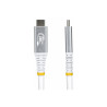 Cable USB4 1M - Usb-c Certificado Usb-if 80GB Blanco | APLIUM