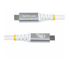 Cable USB4 1M - Usb-c Certificado Usb-if 80GB Blanco | APLIUM