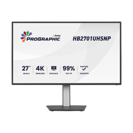 Iiyama ProGraphic HB2701UHSNP-B1 - Monitor LED - 27" - 3840 x 2160 4K