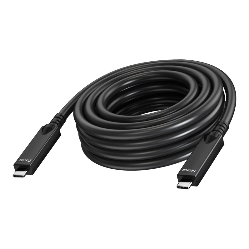 Vision - Cable USB - USB-C (M) a USB-C (M) - USB 3.2 - 3 A - 15 m - ad