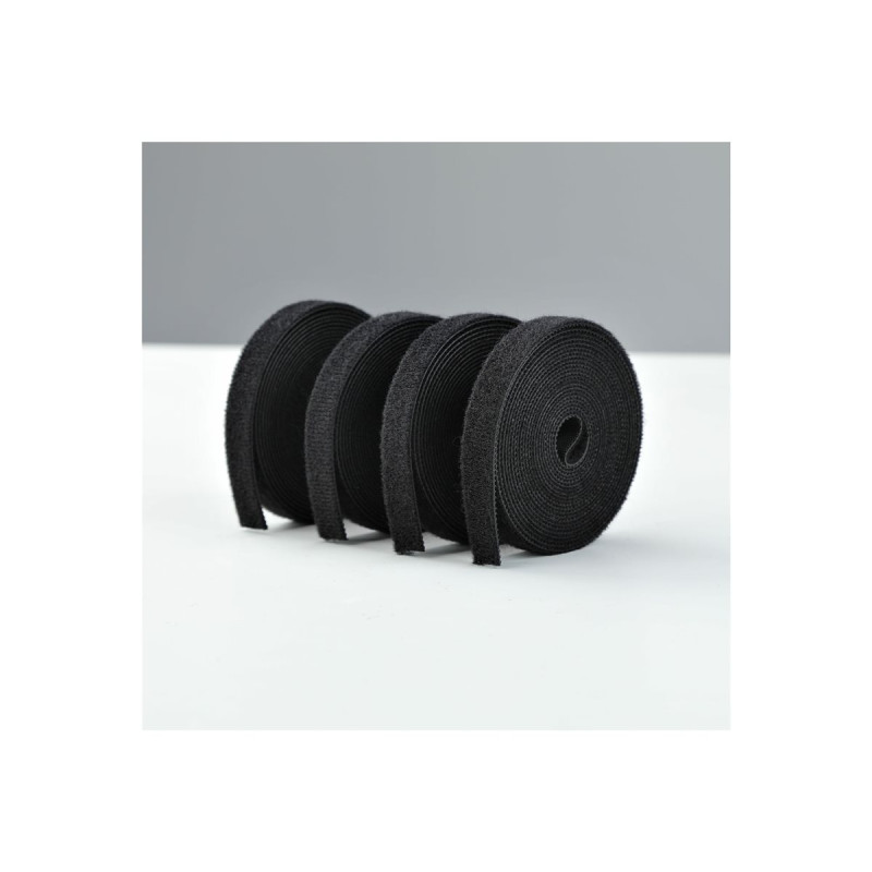 StarTech.com - Cierre de velcro - 4.6 m - negro (paquete de 4)