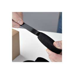StarTech.com - Cierre de velcro - 4.6 m - negro (paquete de 4)