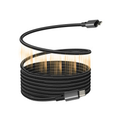 VISION - Cable Lightning - USB-C macho a Lightning macho - 1 m - negro