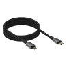 VISION - Cable Lightning - USB-C macho a Lightning macho - 1 m - negro