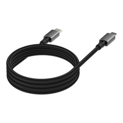 VISION - Cable Lightning - USB-C macho a Lightning macho - 1 m - negro