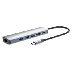 USB-C Dock/Hub, Ports (x6):