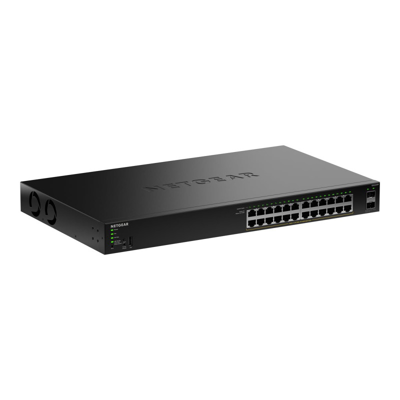 NETGEAR GS324TPv2 - Conmutador - 2+/L3 Lite - inteligente - 24 x 10/10