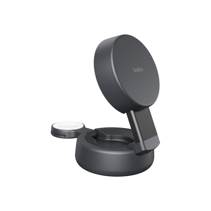 UltraCharge 25w Qi2 Compact 2in1 for phone and watch, Charcoal