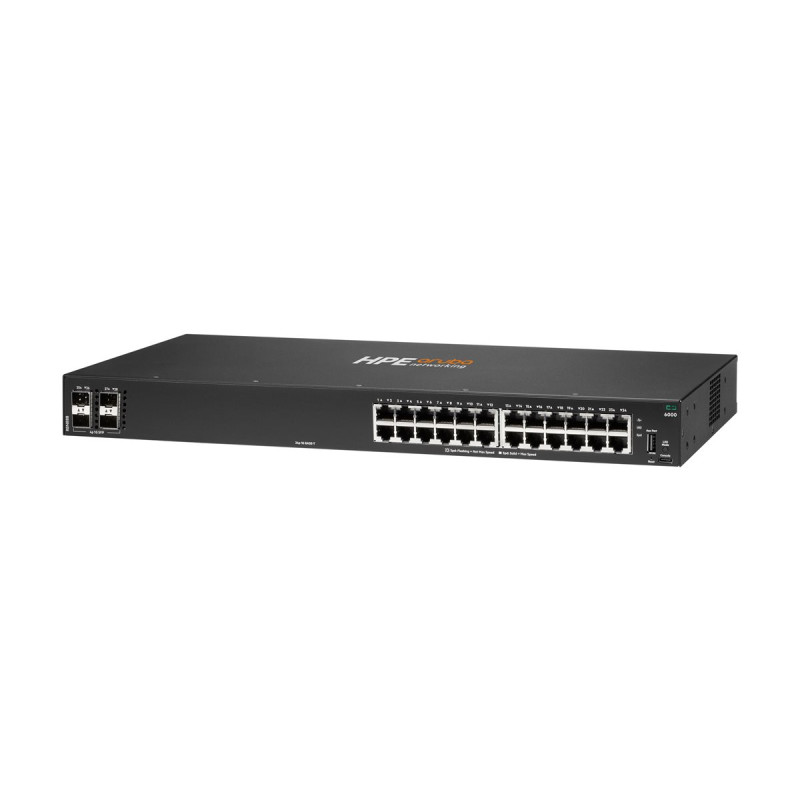 HPE Aruba Networking CX 6000 24p 10M/100M/1G 4p SFP 1G Switch - Conmut